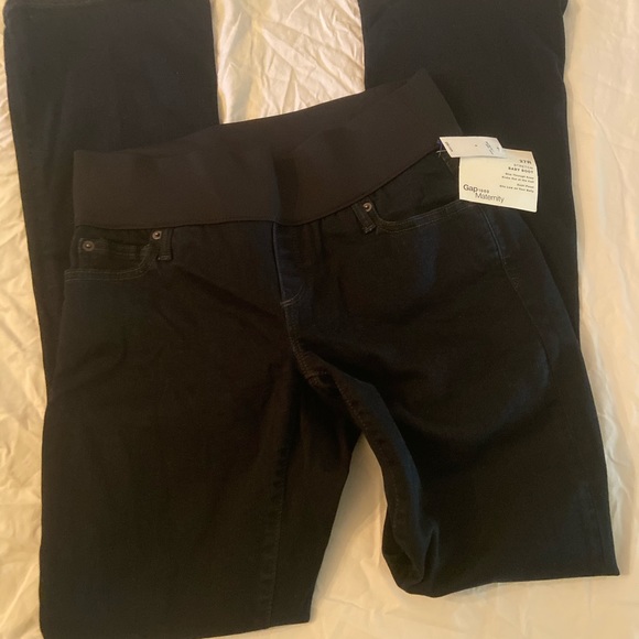 Gap Maternity Demi Panel baby boot jeans - Picture 1 of 3